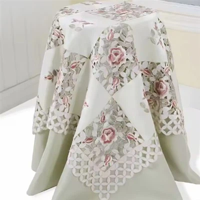 دسته رومیزی دوزی